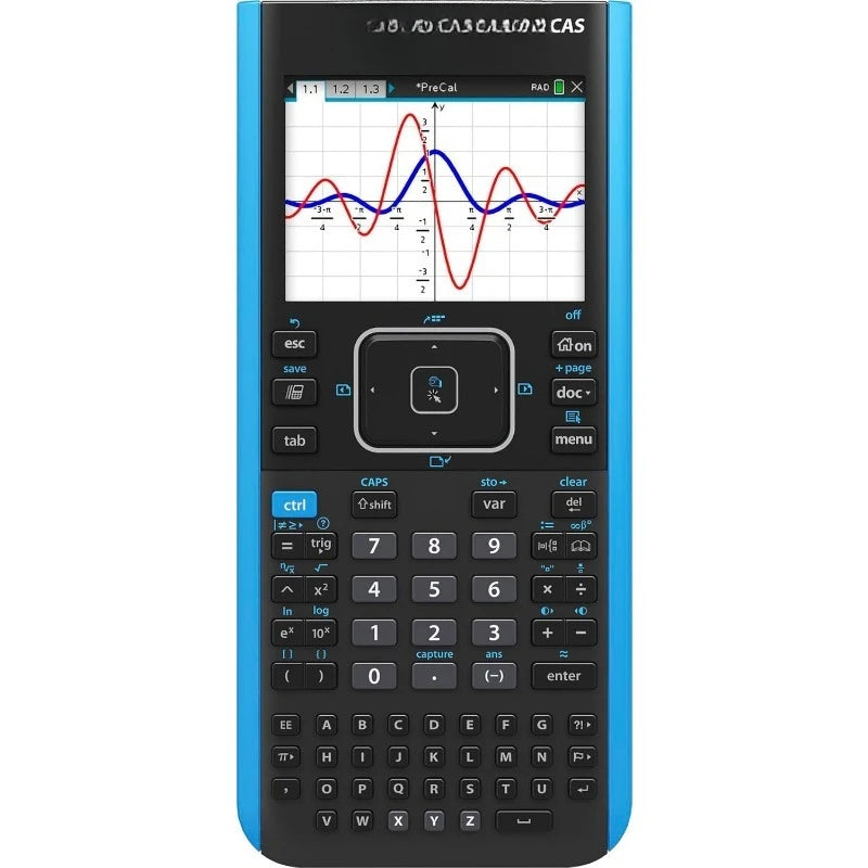 Instruments TI-Nspire CX II CAS Color Graphing Calculator with Student Software (PC/Mac)