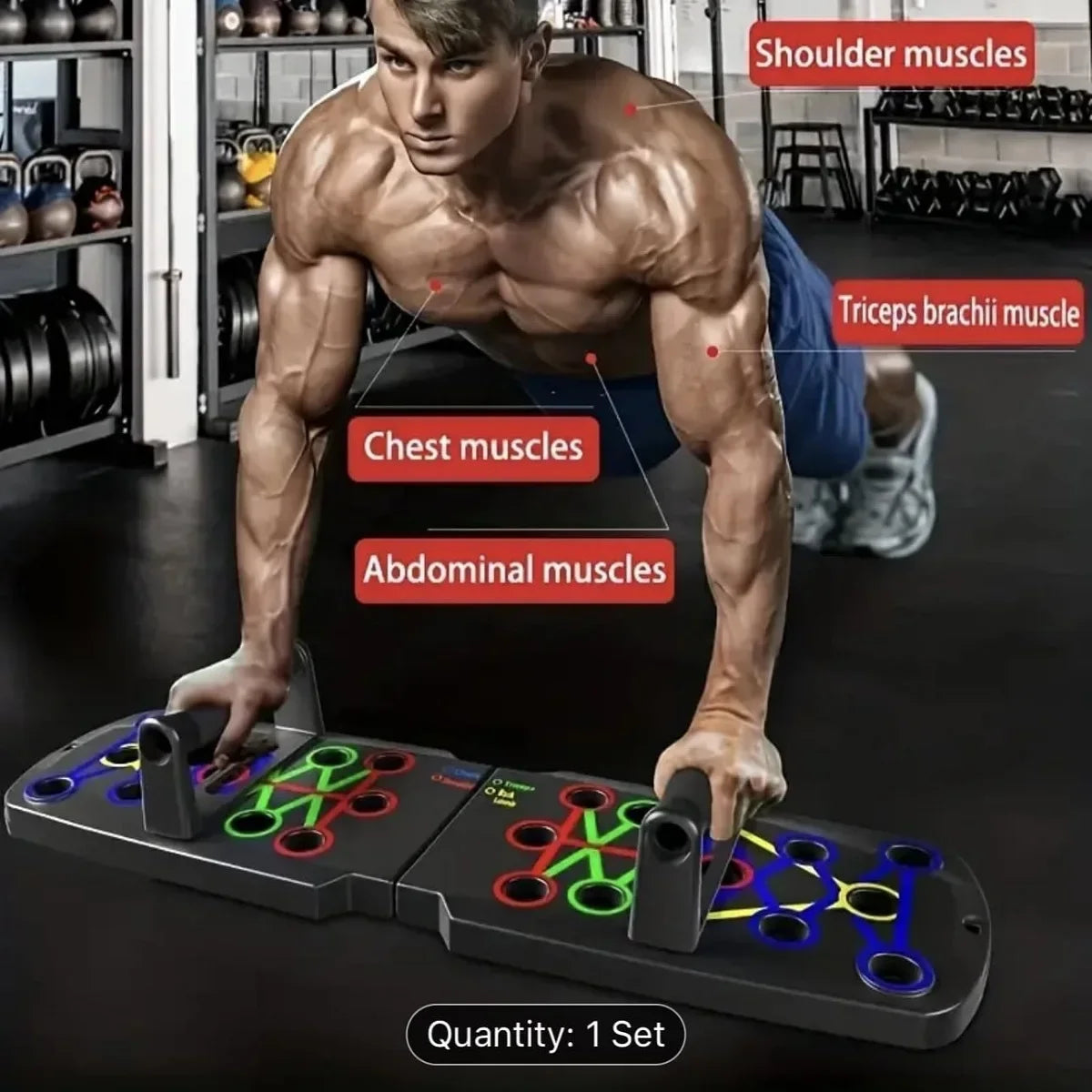 Multi-Functional Pushup Stands System Fitness Floor Chest Muscle Exercise Professional Trainer Tool for Men Women
