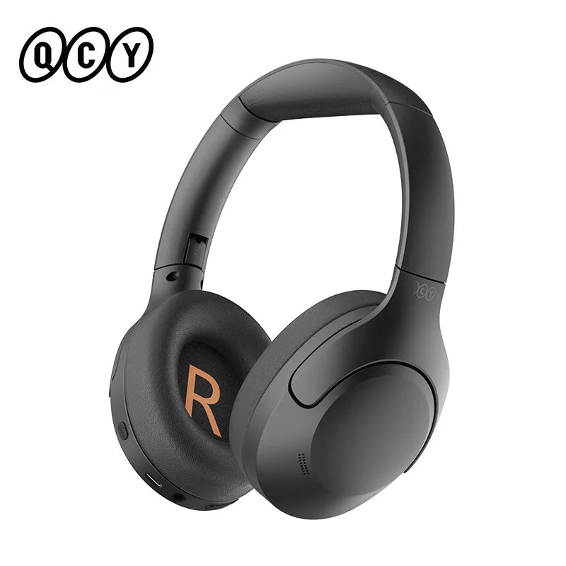 H3 Lite ANC Wireless Headphones Bluetooth 5.3 Active Noise Cancelling Over Ear Headset 40mm Driver HiFi Sound Earphones