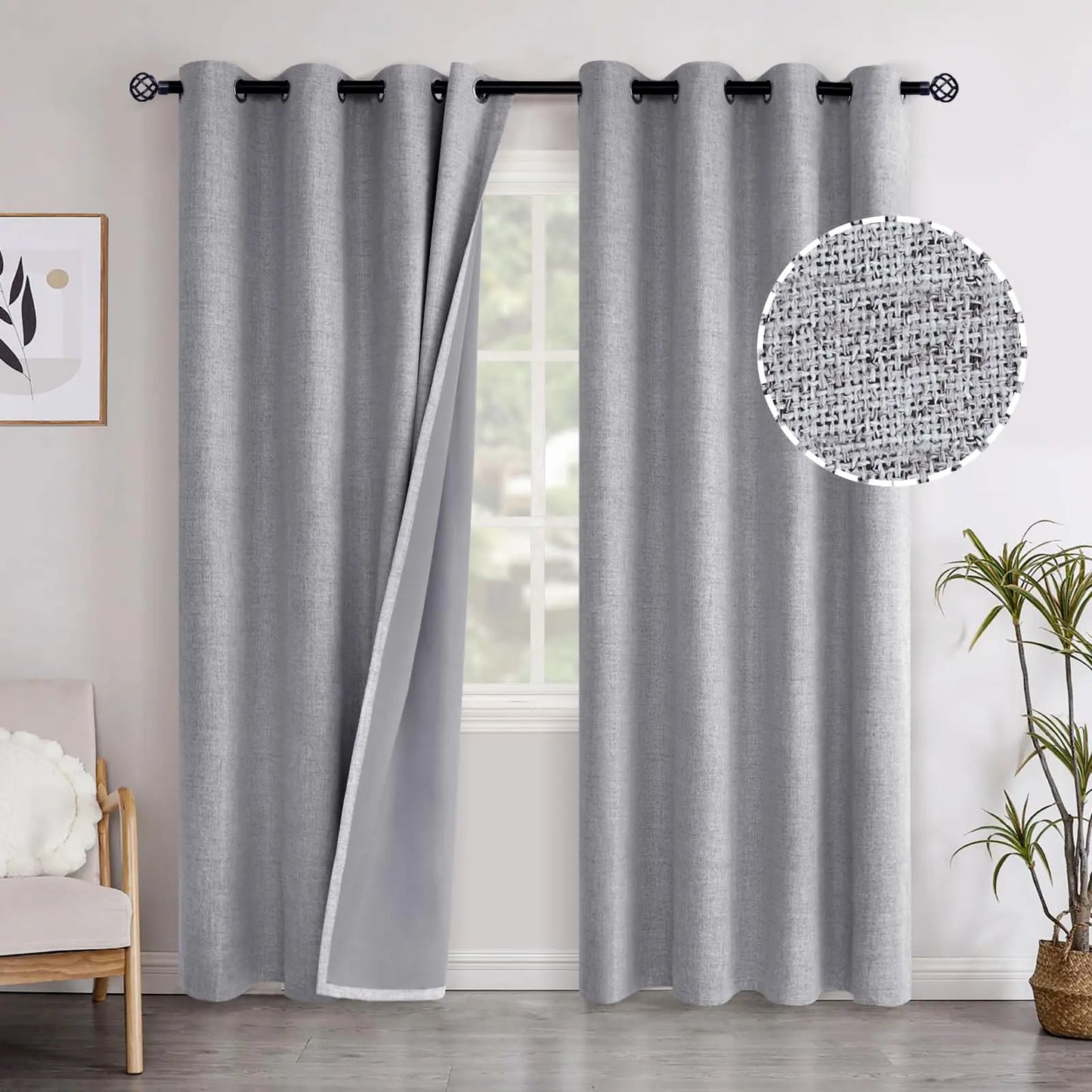 310cm Height 100% Blackout Custom Made White Blackout Curtains Living Room Bedroom Custom Madde Curtains Cloth Window Curtains