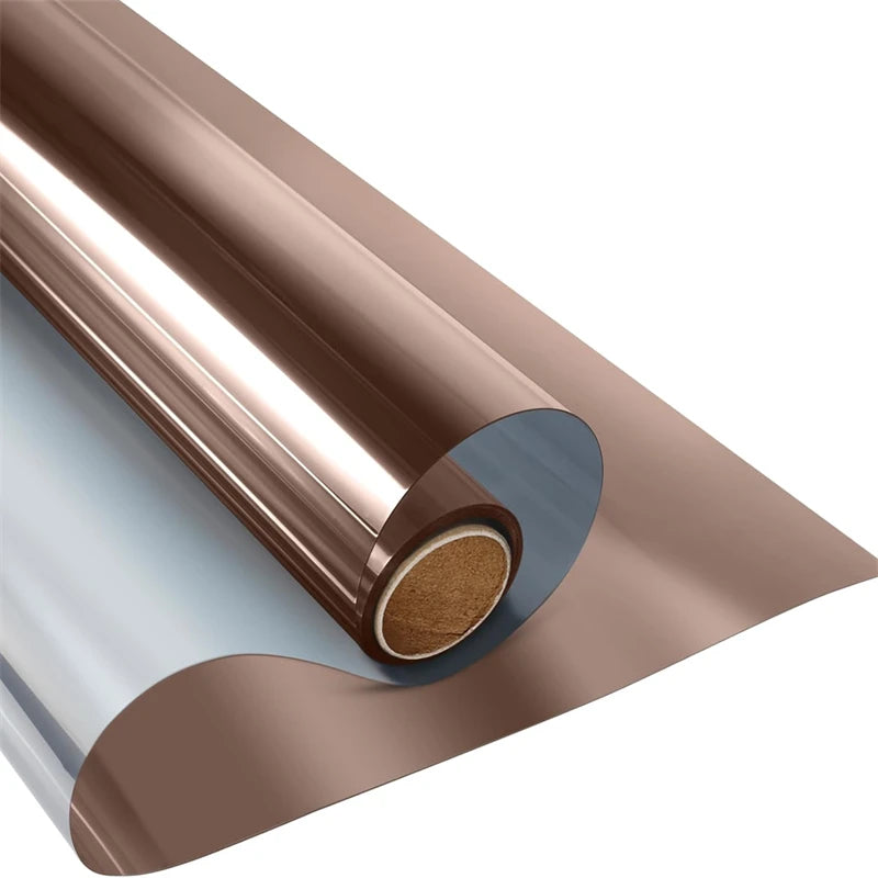 Daytime Privacy One Way Window Film Non-Adhesive Static Cling Heat Control Anti UV Mirror Window Tint for Home Office